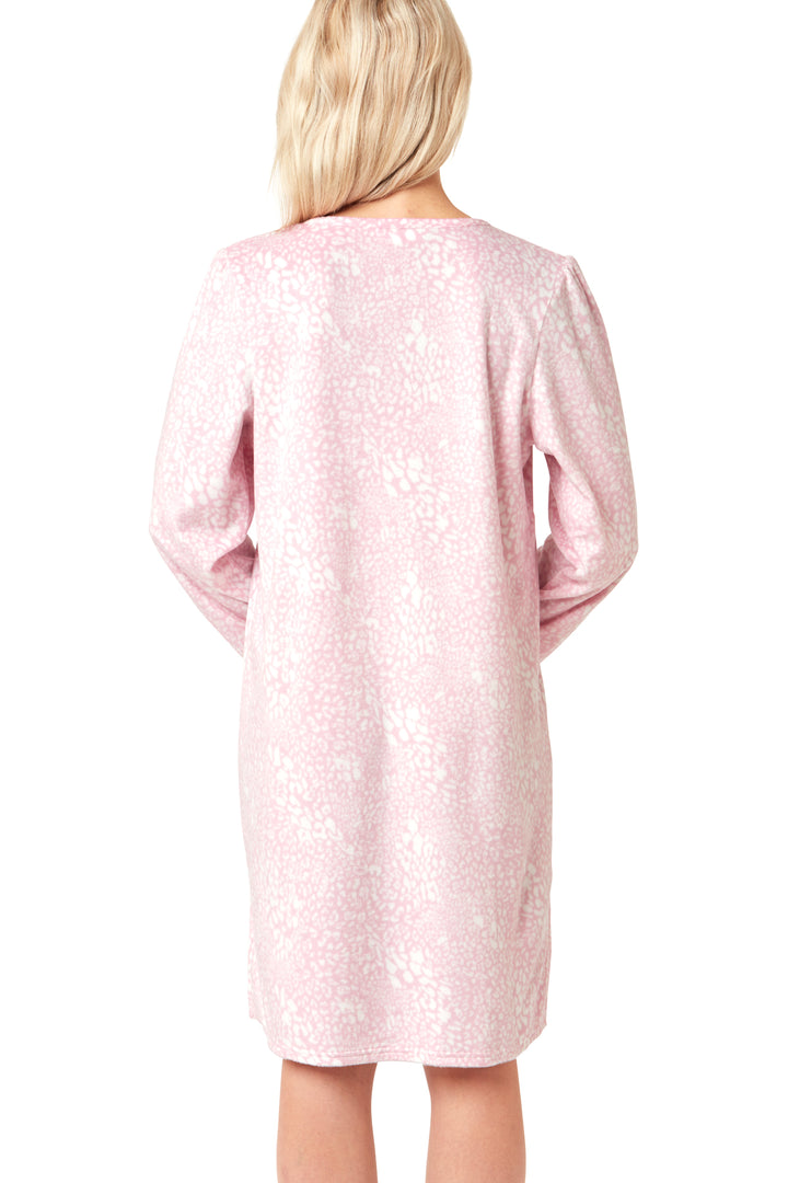 Pastel Animal Print Cosy Fleece Nightie