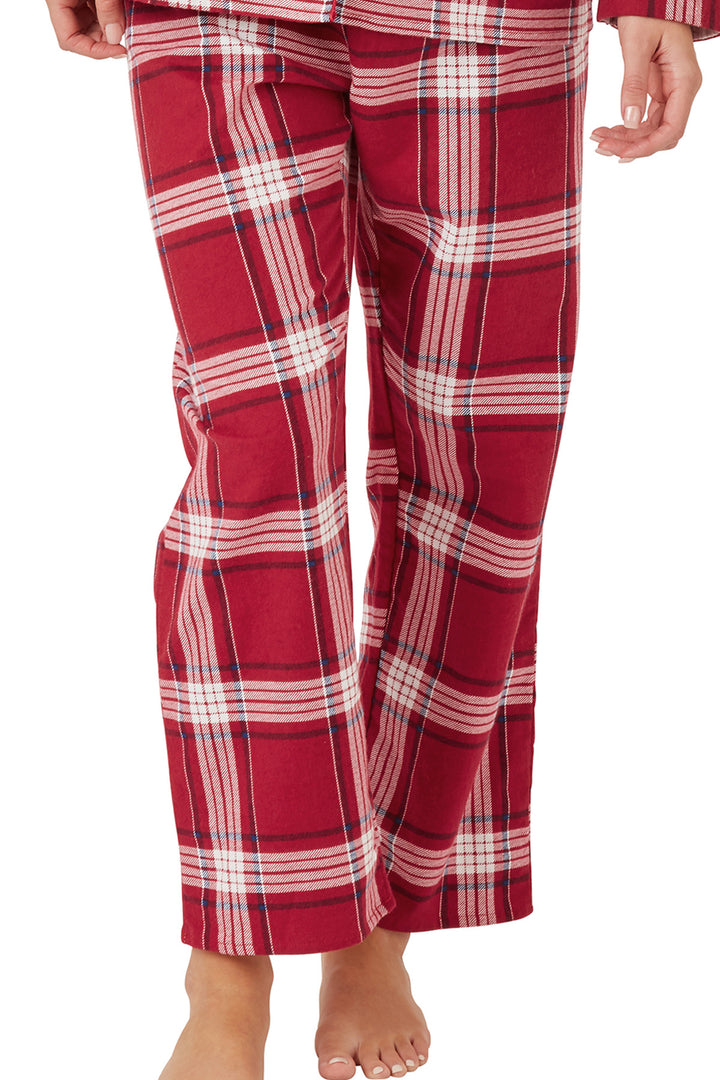 Cosy Winter Tartan Brushed Cotton Printed Pyjama Set