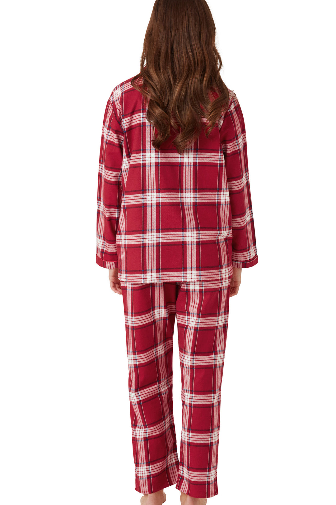 Cosy Winter Tartan Brushed Cotton Printed Pyjama Set