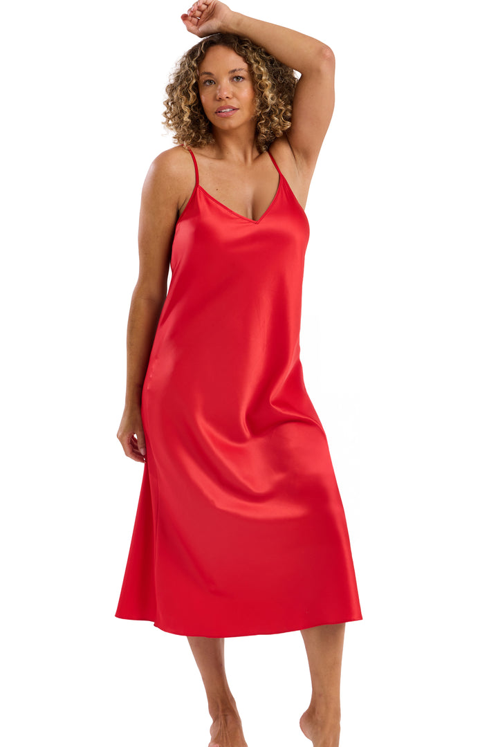 Samsara Long Satin Chemise