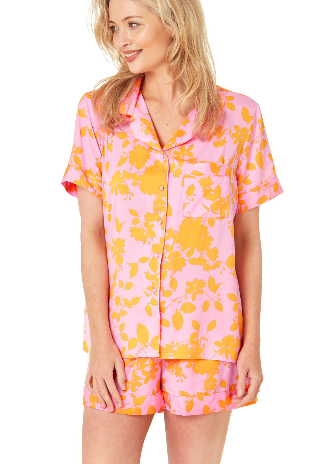 Silky Satin Pyjamas – Indigo Sky