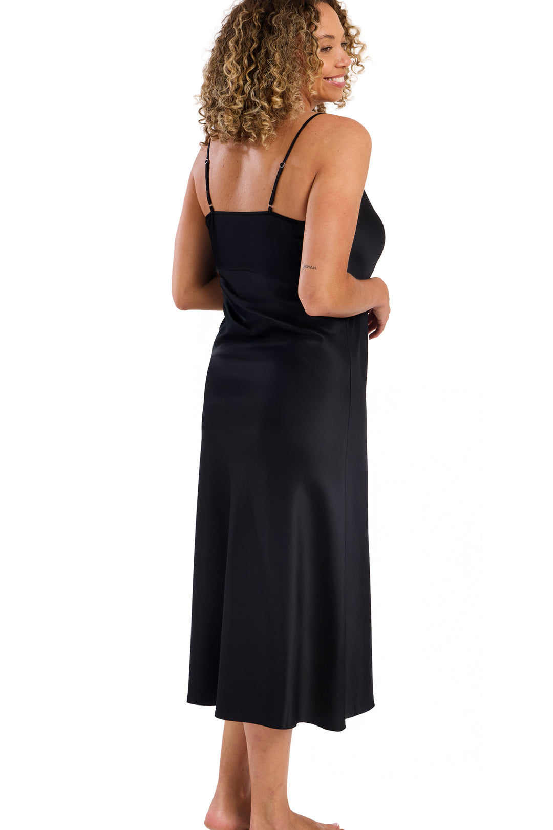 Samsara Long Satin Chemise