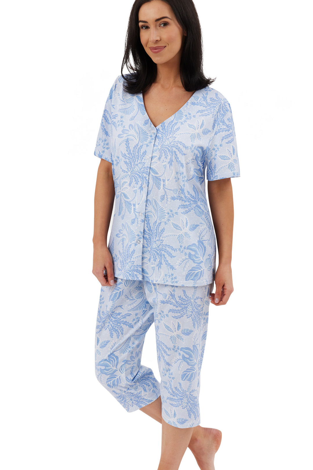 INDIGO SKY LEMON FRUIT BLUE CHEMISE INDIGO SKY LEMON FRUIT BLUE CHEMISE
