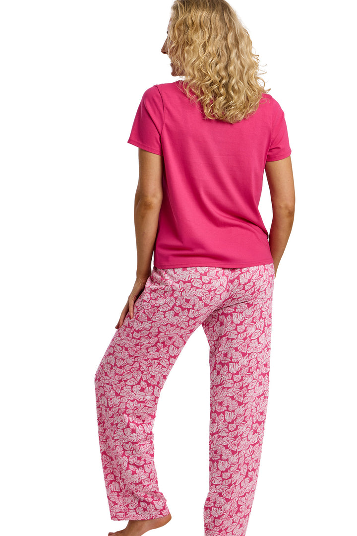 Palm Print Cotton Rich Jersey Pyjama Set