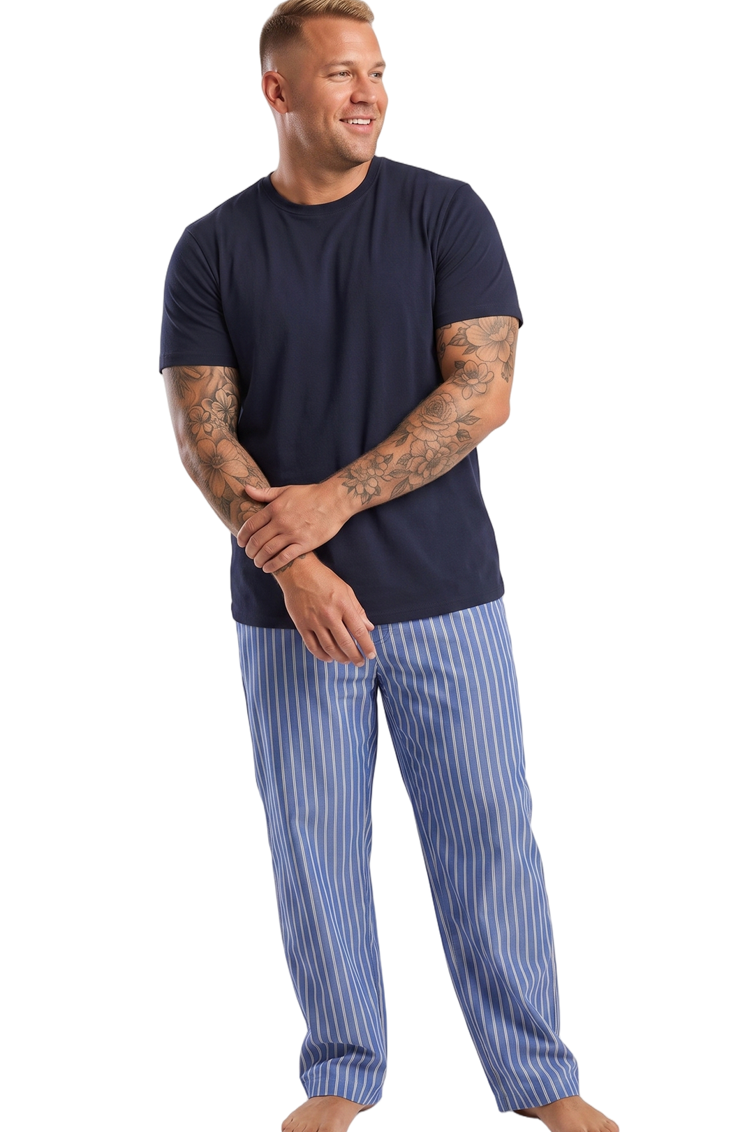 West Ridge Relaxed Tee Shirt & Woven Pants Pyjama Set