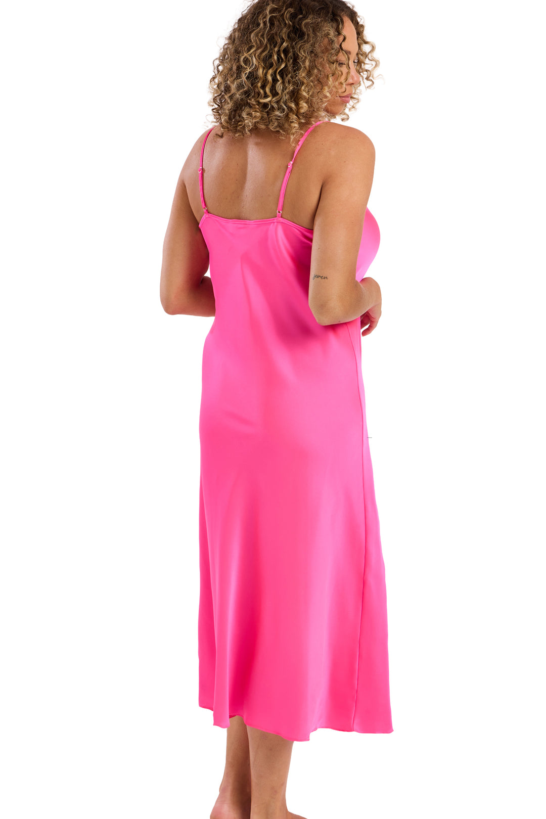 Samsara Long Satin Chemise