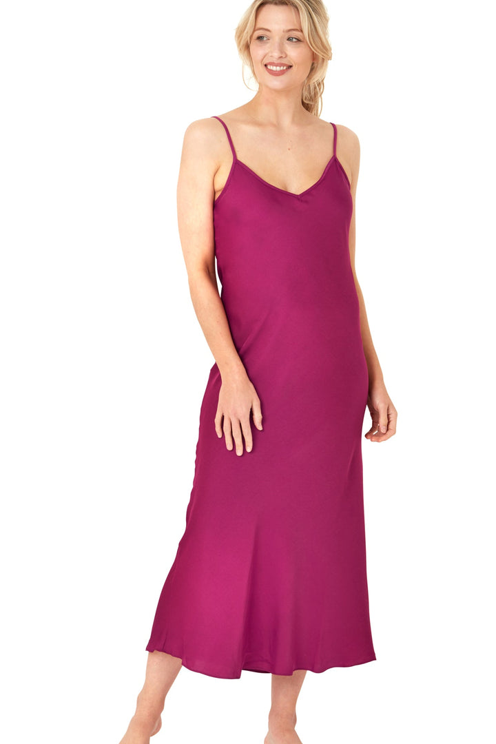 Samsara Long Satin Chemise