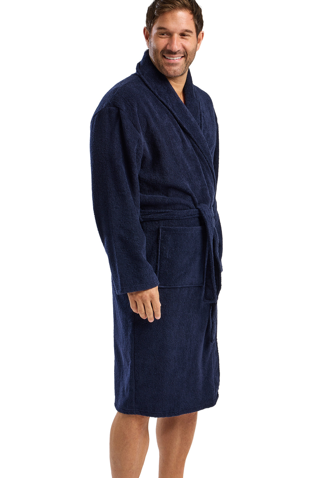 West Ridge Aberford Soft Towelling  Shawl Collar Robe