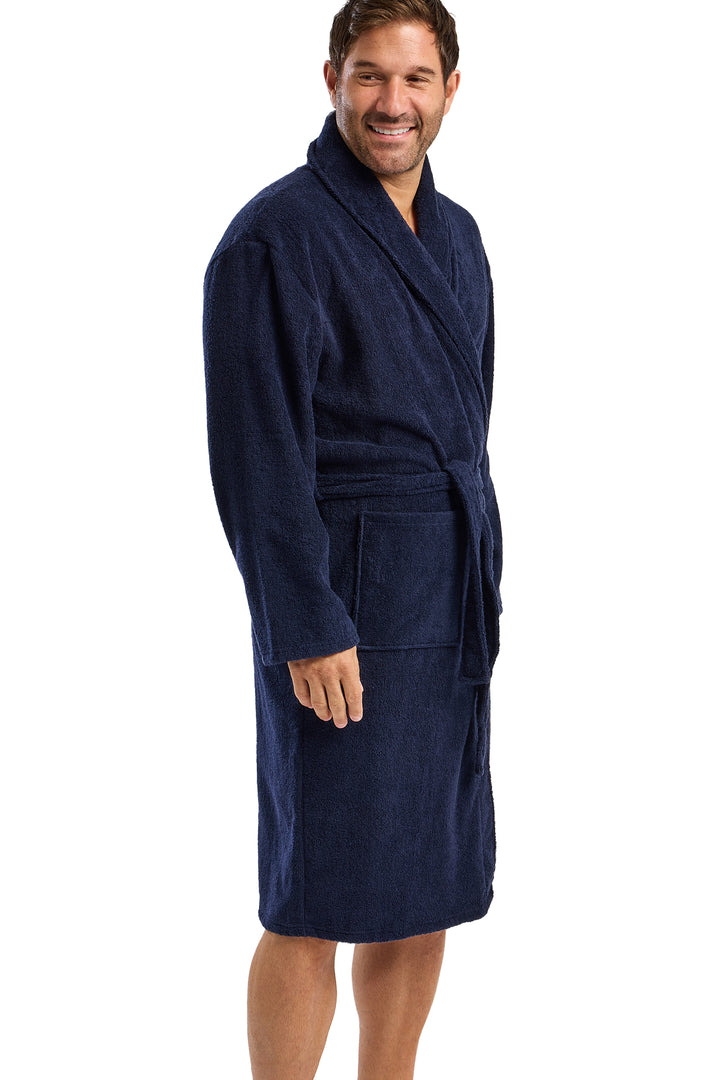 West Ridge Aberford Soft Towelling  Shawl Collar Robe