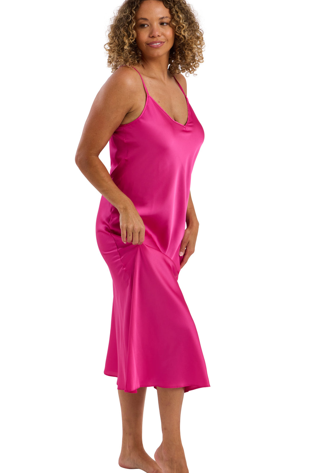 Samsara Long Satin Chemise
