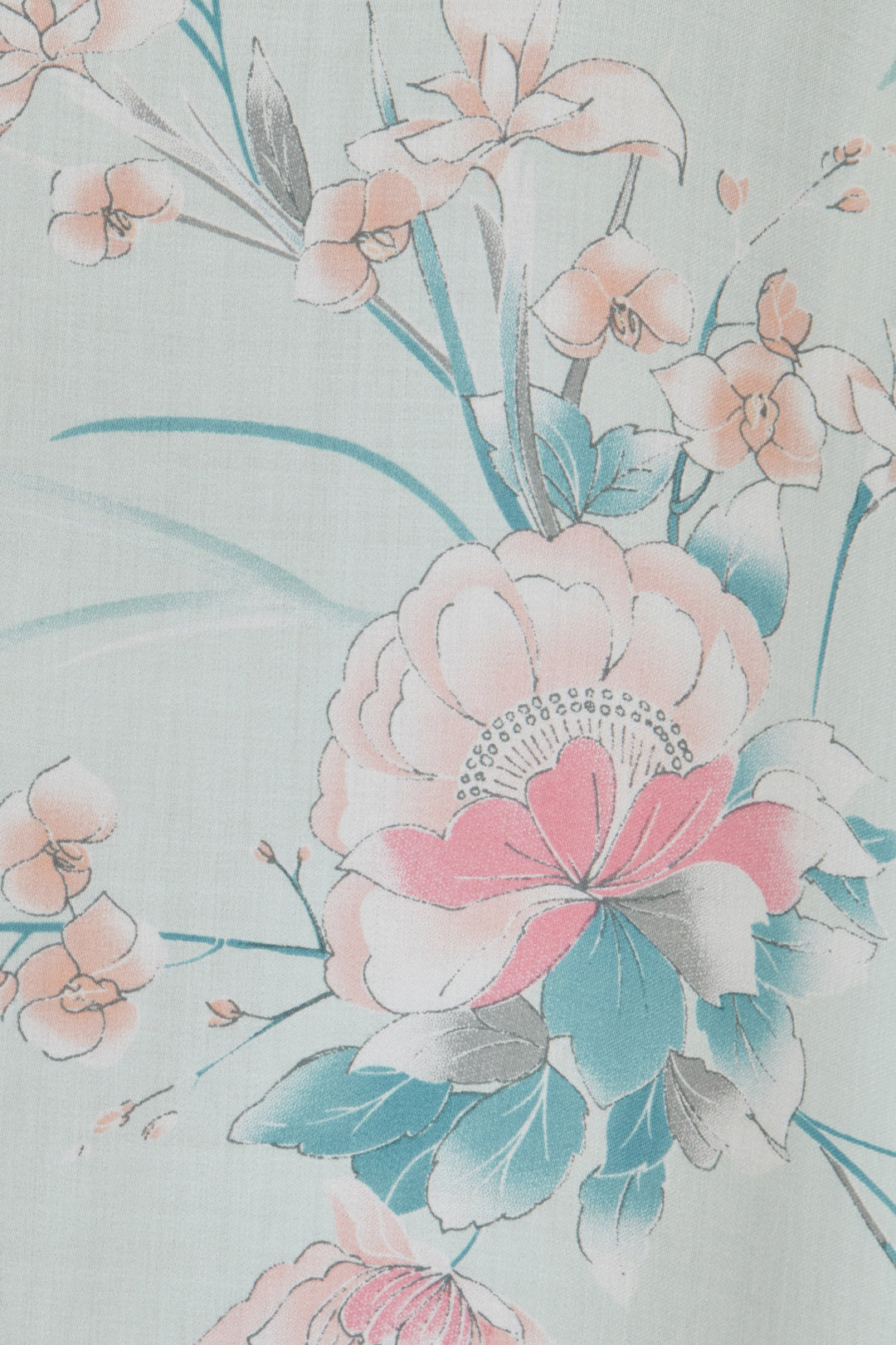 Watercolour Oriental Floral Pure Viscose Wrap