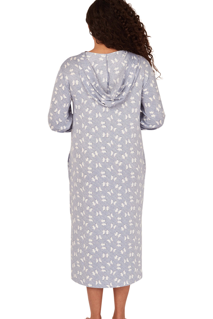 Penguin Print Super-Soft Knit Lounge Dress