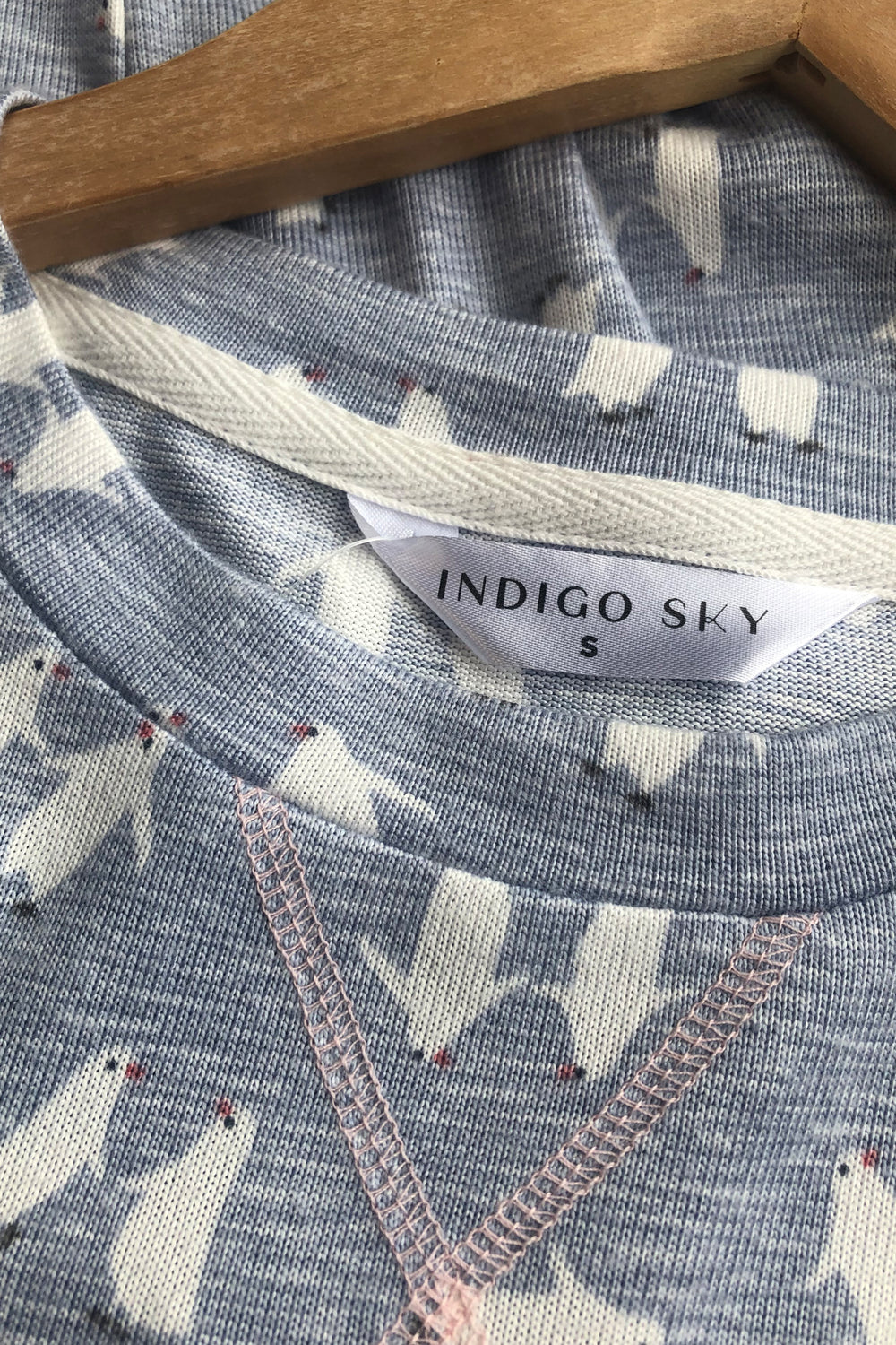 Penguin Print Super-Soft Knit Pyjama | Marlon – Indigo Sky