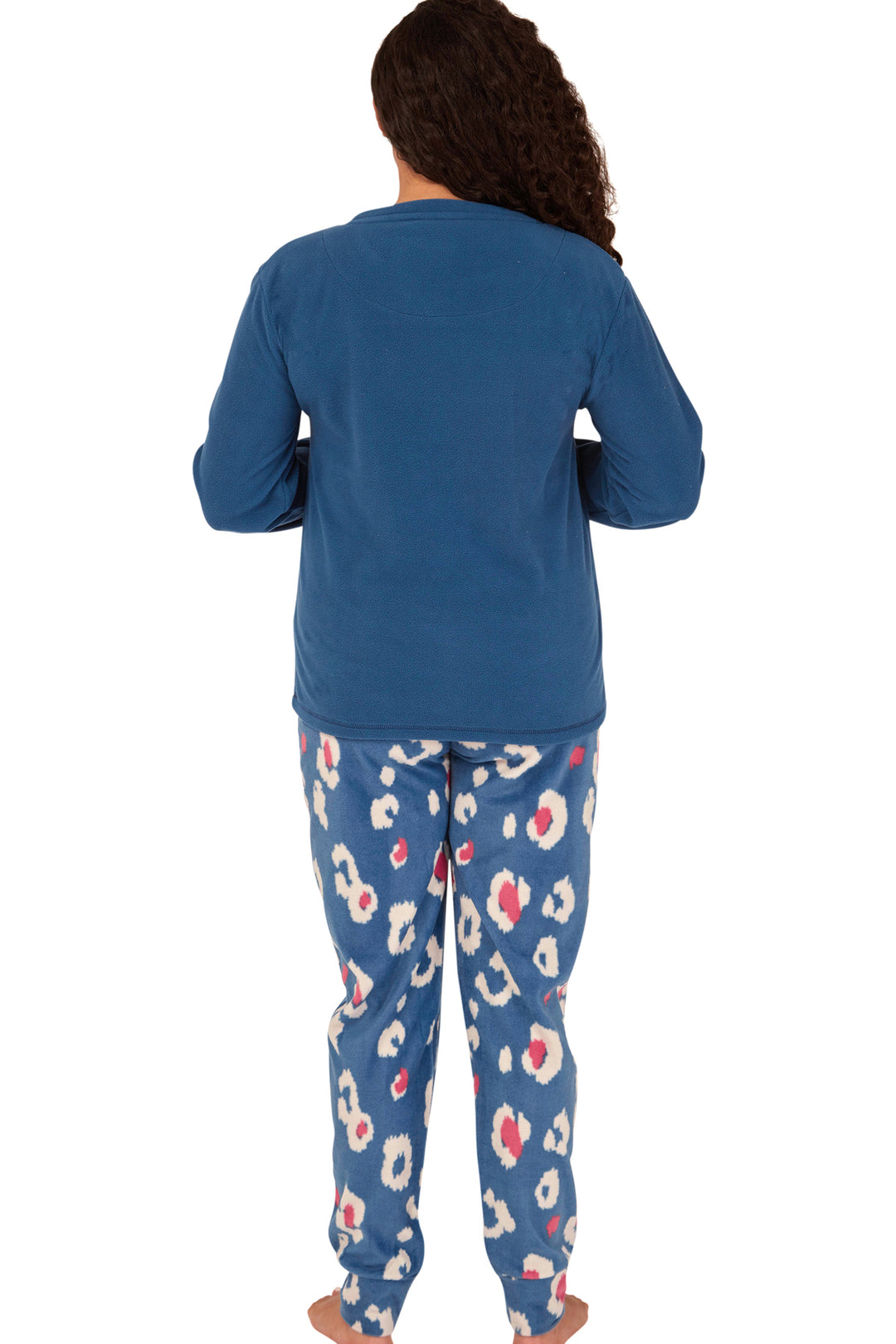 Kira Animal Print Microfleece Pyjama Set