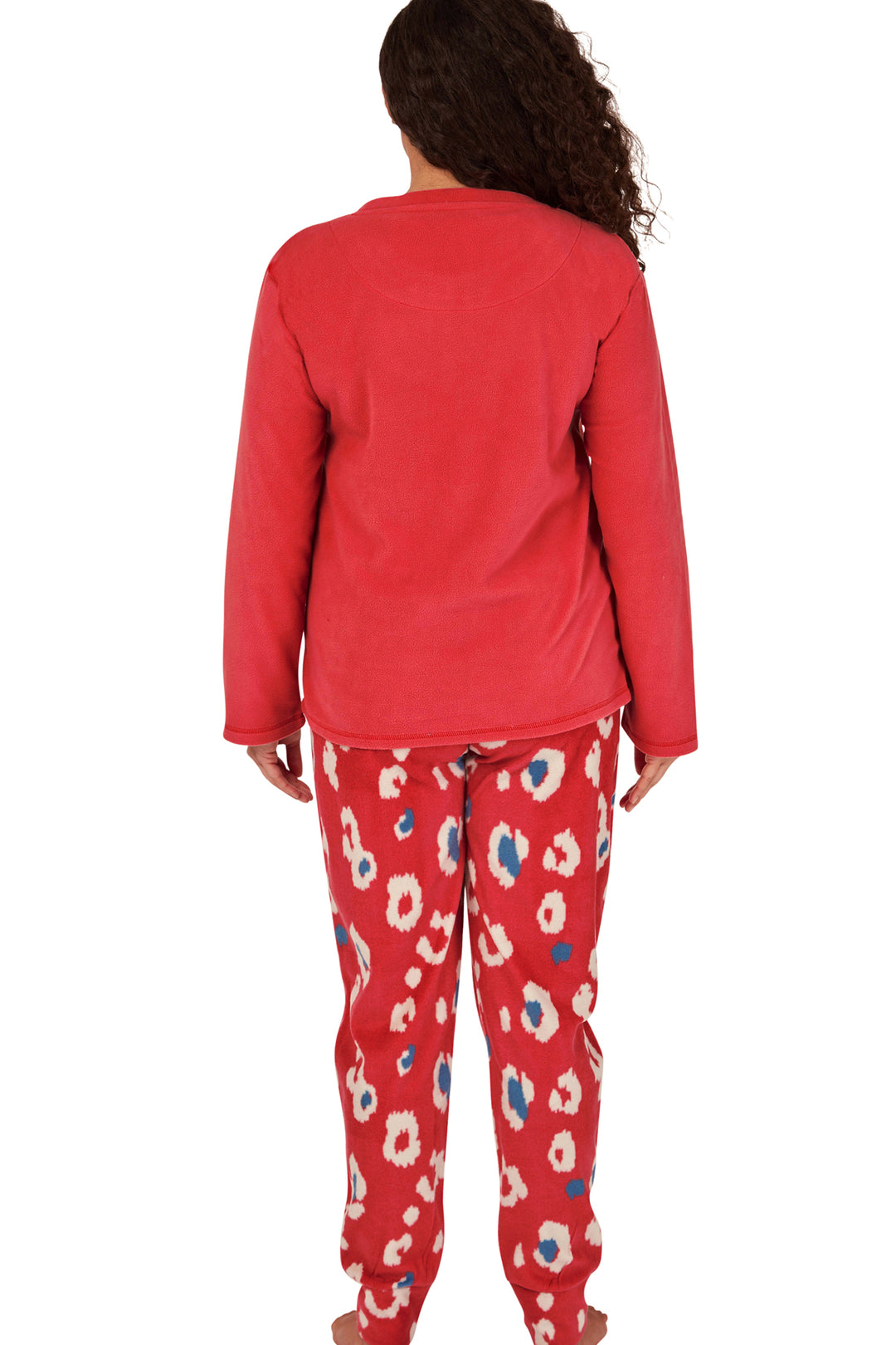 Kira Animal Print Microfleece Pyjama Set